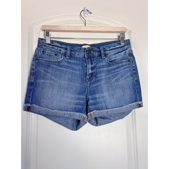 J.Crew Denim Roll Cuff Shorts,‎ Light Denim Wash Size 26 - Picture 8 of 9
